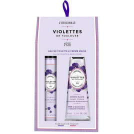 Violettes de Toulouse L'Originale | Coffret Eau de Toilette et Crème mains